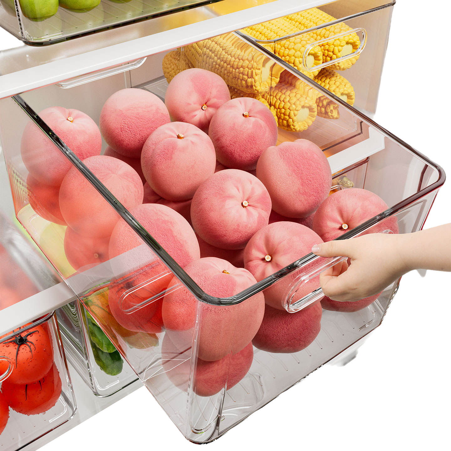 Turn Your Messy Fridge Into a Clean, Organized Space in Seconds-Storage Organizer