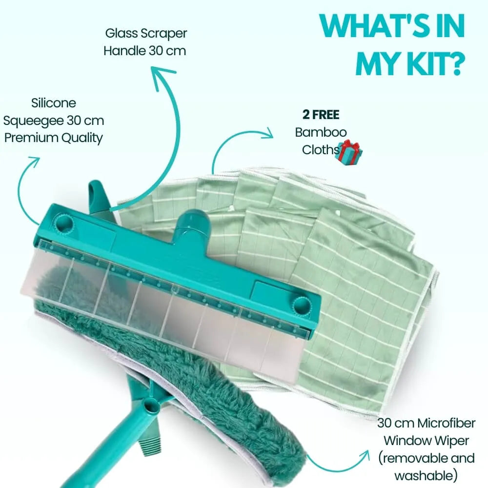 Recyclable Silicone Window Squeegee Kit